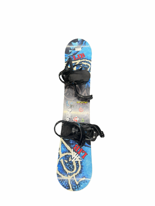 Vist Large View of Product Image Which is Used Burton LIB Boys Board/Binding Royal Blue 125 cm