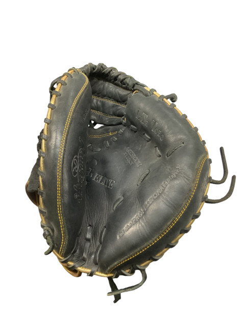 Vist Large View of Product Image Which is Used Rawlings GG ELITE BB/SB Catchers RH Throw Black 32 1/2"