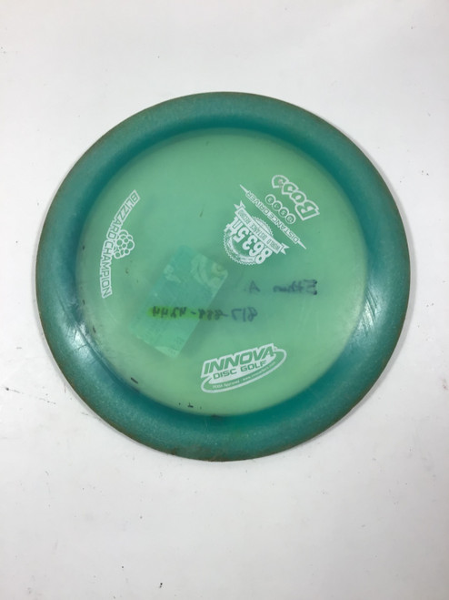 Vist Large View of Product Image Which is Used Innova BLIZZARD CHAMPION BOSS Disc Golf Driver Royal Blue 159g
