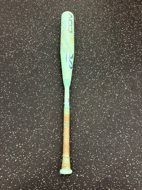 Vist Large View of Product Image Which is Used Rawlings ICON THE CHOSEN BB/SB USSSA 2 3/4 Bat 30"