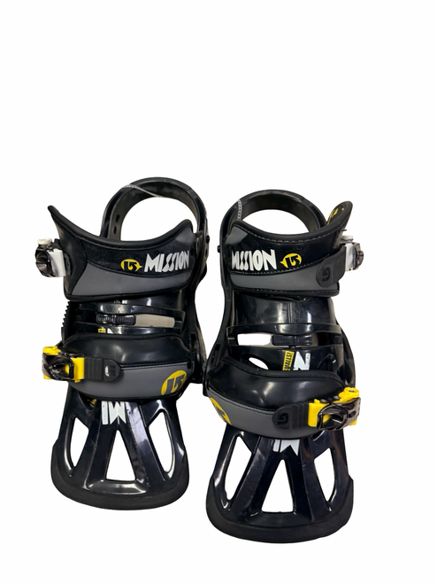 Vist Large View of Product Image Which is Used Burton MISSION SMALLS Snowboard Bindings Black SM