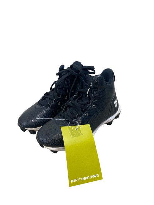 Vist Large View of Product Image Which is Used Under Armour Youth FB Cleats Black Youth 13.0