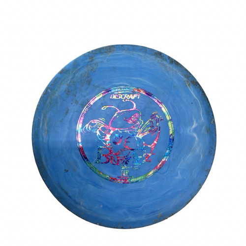 Vist Large View of Product Image Which is Used Discraft PRO D BUZZZ Disc Golf Mid Range Royal Blue