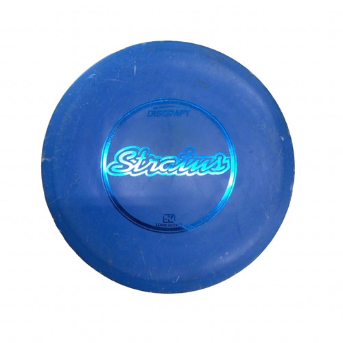 Vist Large View of Product Image Which is Used Discraft PRO D STRATUS Disc Golf Mid Range Royal Blue