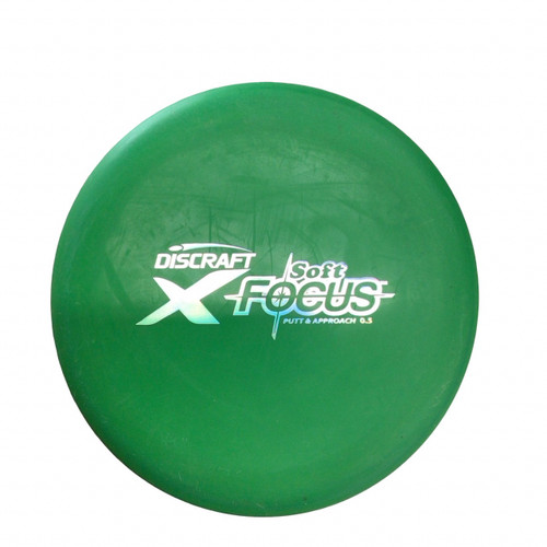 Vist Large View of Product Image Which is Used Discraft X SOFT FOCUS Disc Golf Putter Green