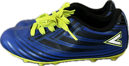 Vist Large View of Product Image Which is Used Mitre Soccer Cleats Navy Blue Youth 12.0