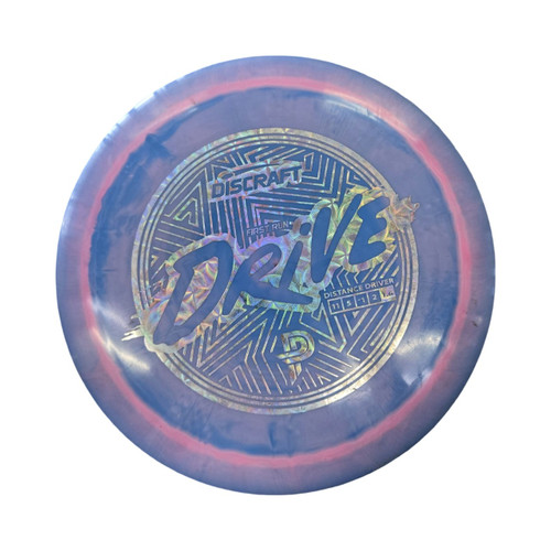 Vist Large View of Product Image Which is Used Discraft FIRST RUN DRIVE DRIVER Disc Golf Driver Carolina Blue