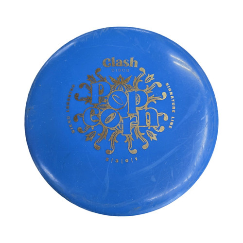 Vist Large View of Product Image Which is Used Clash Discs POPCOR SIGNATURE NIKKO Disc Golf Putter Royal Blue
