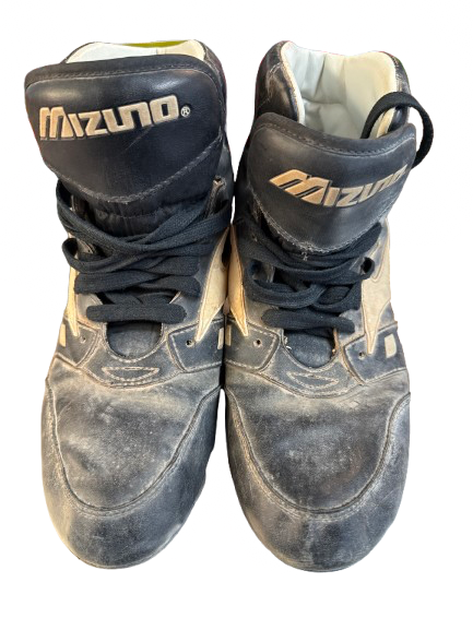 Vist Large View of Product Image Which is Used Mizuno BASEBALL CLEATS BB/SB Cleats Black Senior 9.5