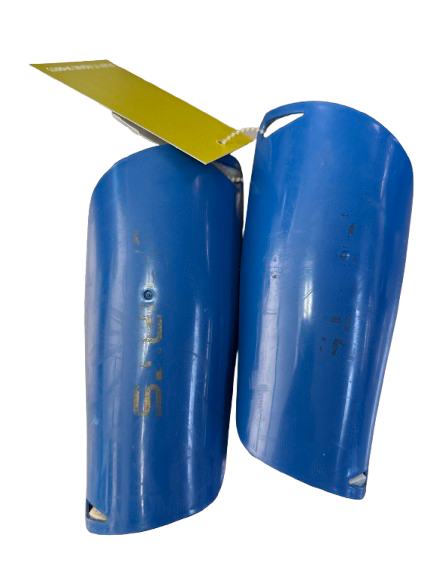 Vist Large View of Product Image Which is Used Sports Beat Soccer Shin Guards Adult Navy Blue MD