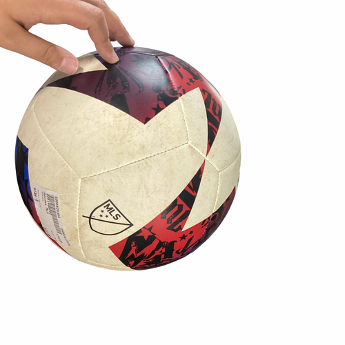 Vist Large View of Product Image Which is Used Adidas MLS All Size Soccer Ball White 5