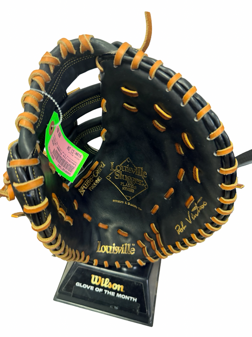 Vist Large View of Product Image Which is Used Louisville Slugger LPS101V Player Series ROB VENTURA Baseball First Base Mitt RH Throw Black 13"