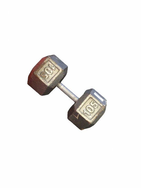 Vist Large View of Product Image Which is Used Hex Dumbbell (Each) 105 lb