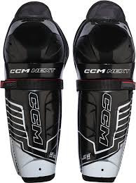Vist Large View of Product Image Which is New CCM Next Shin Guards 12"