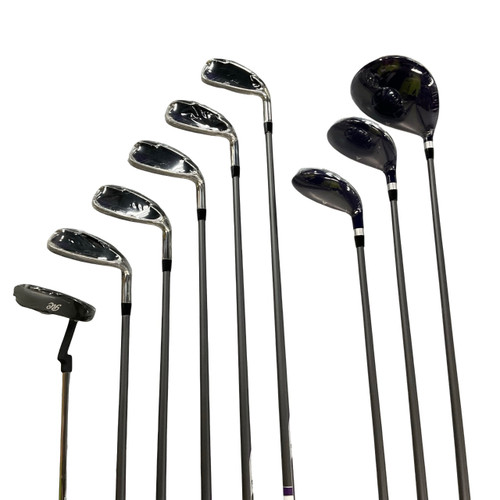 Vist Large View of Product Image Which is Used Ray Cook SILVER RAY 9 PC W PLASTIC Womens Complete Set RH 9 Piece