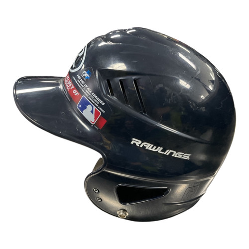 Vist Large View of Product Image Which is Used Rawlings T-BALL Batting Helmet No Mask Navy Blue One Size