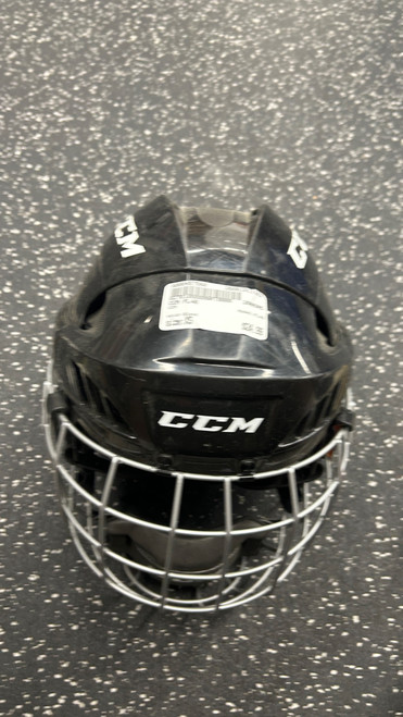 Vist Large View of Product Image Which is Used CCM FL40 Helmet Cage Combo Black XS