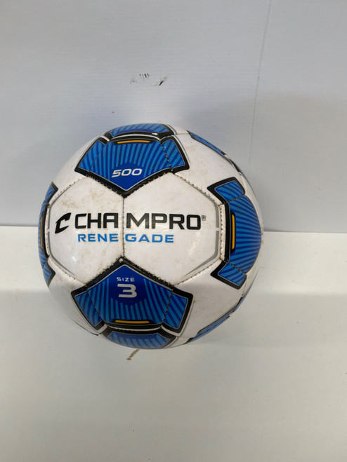 Vist Large View of Product Image Which is Used Champro RENEGADE All Size Soccer Ball White 3