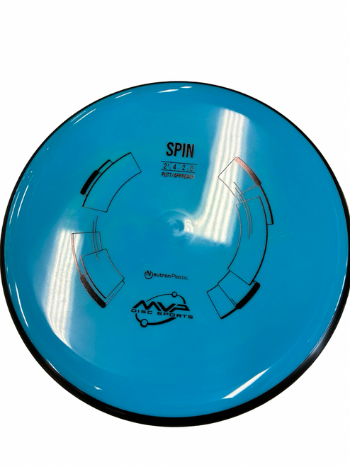 Vist Large View of Product Image Which is Used MVP SPIN Disc Golf Putter Royal Blue