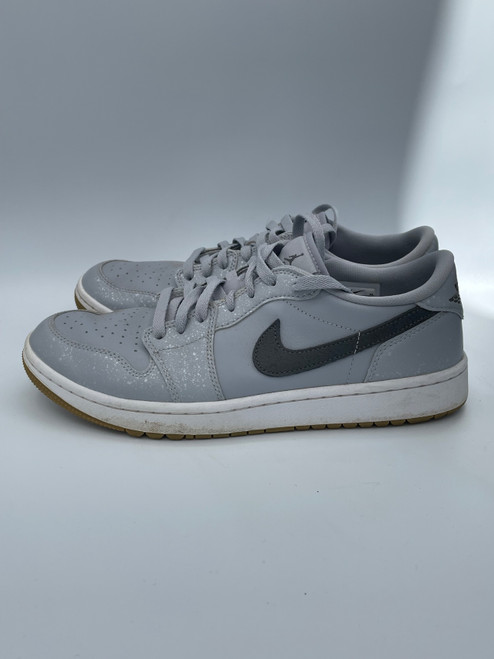 Vist Large View of Product Image Which is Used Nike JORDAN 1 LOW Mens Golf Shoes Grey Senior 9.5