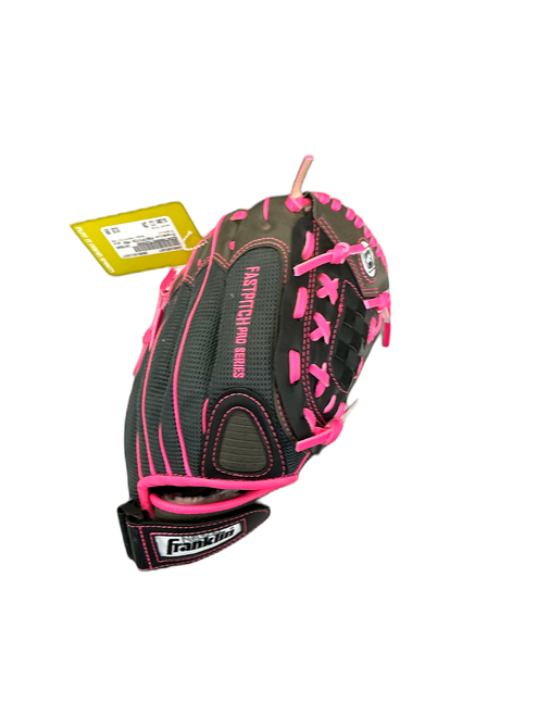 Vist Large View of Product Image Which is Used Franklin FASTPITCH PRO BB/SB Glove RH Throw Pink 11"