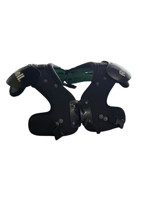 Vist Large View of Product Image Which is Used Riddell QUEST FB Shoulder Pads Black SM