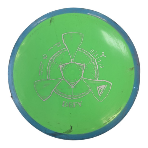 Vist Large View of Product Image Which is Used Axiom DEFY Disc Golf Driver Green 176g