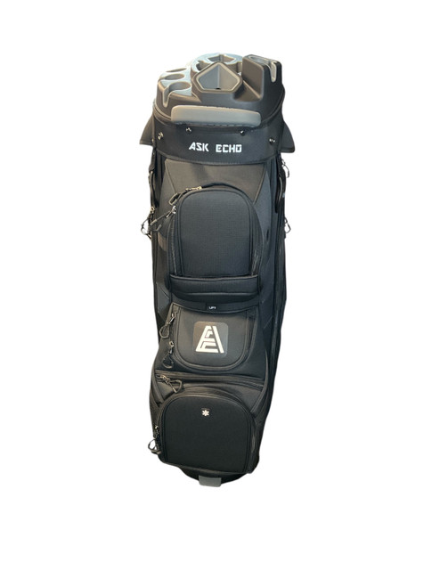 Vist Large View of Product Image Which is Used ASK ECHO CART BAG Mens Cart Bag Black