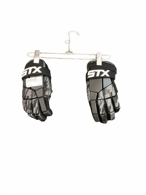 Vist Large View of Product Image Which is Used STX STALLION 75 Lacrosse Gloves Mens Black 10"