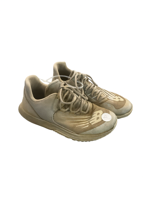Vist Large View of Product Image Which is Used New Balance TURF SHOE BB/SB Cleats Grey Senior 8
