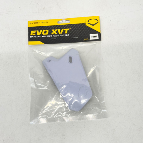 Vist Large View of Product Image Which is Used Evoshield EVO XVT FACE SHIELD Batting Helmet Mask White Fits all