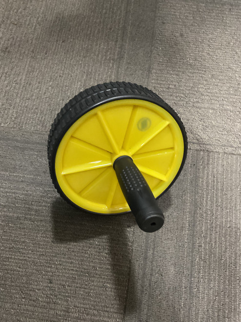 Vist Large View of Product Image Which is Used Exercise Ab Wheel Yellow