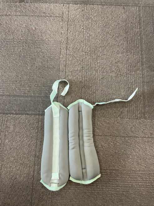 Vist Large View of Product Image Which is Used MARIKAMARIKA 4LB PAIR Ankle Weights Grey 4 lb
