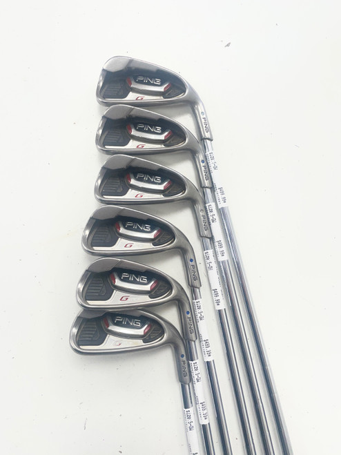 Vist Large View of Product Image Which is Used Ping G20 BLUE DOT Mens Iron Set RH 5I-GW/AW