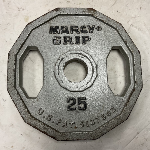 Vist Large View of Product Image Which is Used Marcy Standard Plate Grey 25 lb