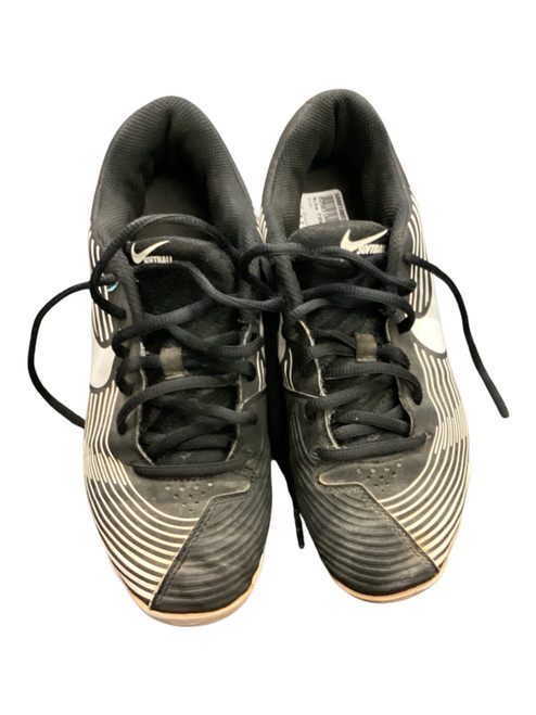 Vist Large View of Product Image Which is Used Nike FAST FLEX BB/SB Cleats Black And White Senior 6.5