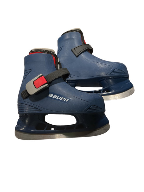 Vist Large View of Product Image Which is Used Bauer LIL CHAMP Youth Hockey Skate Youth 08.0