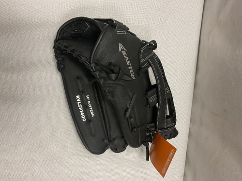 Vist Large View of Product Image Which is Used Easton RIVAL BB/SB Glove RH Throw Black 14"