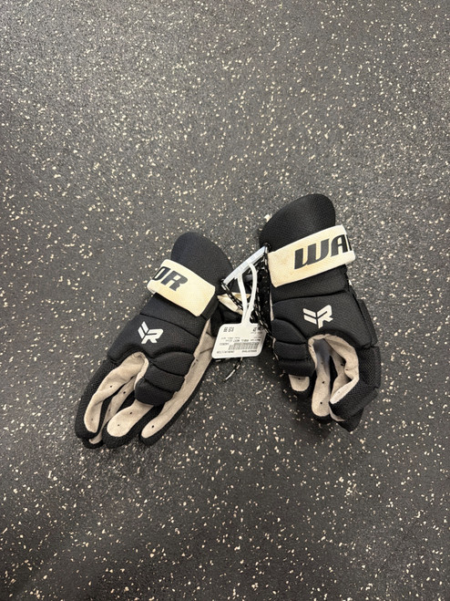 Vist Large View of Product Image Which is Used Warrior RABIL NEXT Lacrosse Gloves Junior Black SM