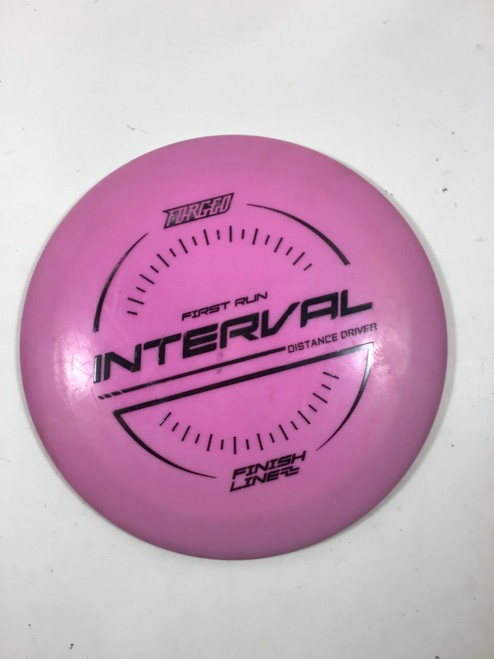 Vist Large View of Product Image Which is Used FINISH LINE FORGED INTERVAL Disc Golf Driver Pink 177g