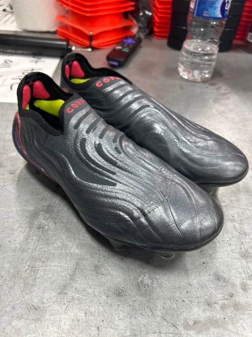 Vist Large View of Product Image Which is Used Adidas COPA Soccer Cleats Grey Junior 05
