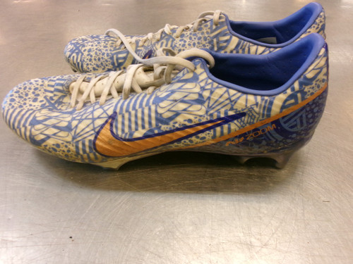 Vist Large View of Product Image Which is Used Nike Soccer Cleats Royal Blue Senior 9