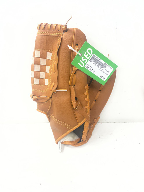 Vist Large View of Product Image Which is Used TAN GLOVE BB/SB Glove RH Throw Brown 12 1/2"
