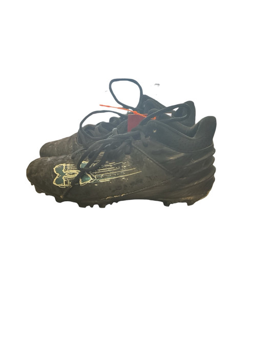 Vist Large View of Product Image Which is Used, Under Armour, Junior, football, Cleats, Black, Junior, 04.5