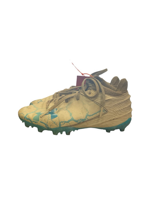 Vist Large View of Product Image Which is Used, Under Armour, Junior, football, Cleats, White, Junior, 04