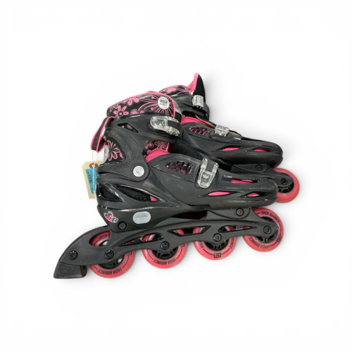 Vist Large View of Product Image Which is Used HIGH BOUNCE Senior Rec Fitness Skates Black Adjustable