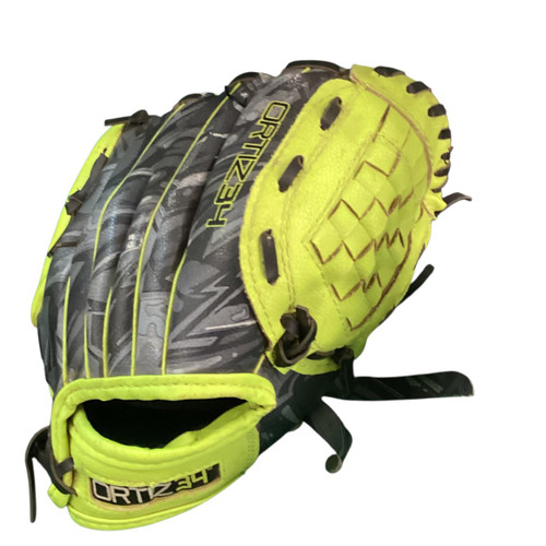Vist Large View of Product Image Which is Used Ortiz34 TEE BALL BB/SB Glove RH Throw Grey 9"