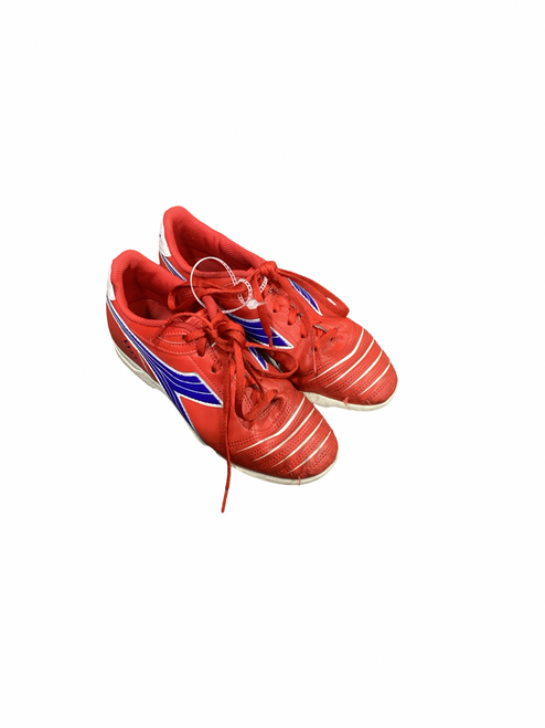 Vist Large View of Product Image Which is Used Diadora Soccer Turf Shoes Red Junior 05.5