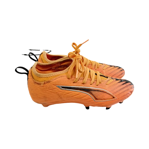 Vist Large View of Product Image Which is Used Puma ULTRA 6 MATCH FG/AG Soccer Cleats Orange Senior 5