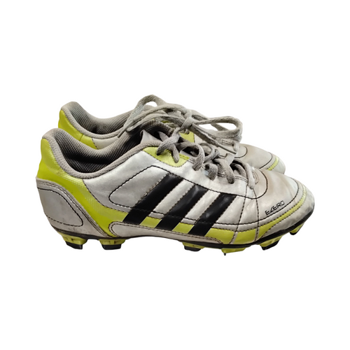 Vist Large View of Product Image Which is Used Adidas Soccer Cleats Grey Junior 04